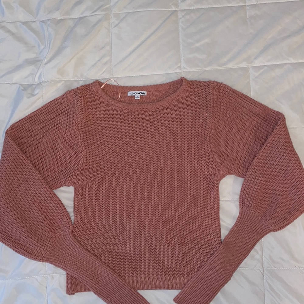 Pink sweater